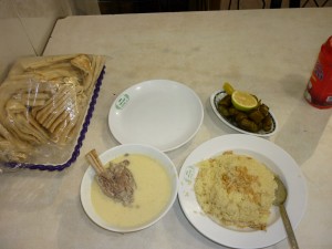 Mensaf - A Traditional Jordanian Dish