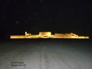 Bahrain Fort at Night
